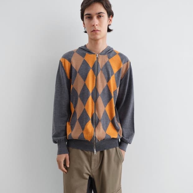 [S,M,L]기마구아스 Fran 아가일 후드집업