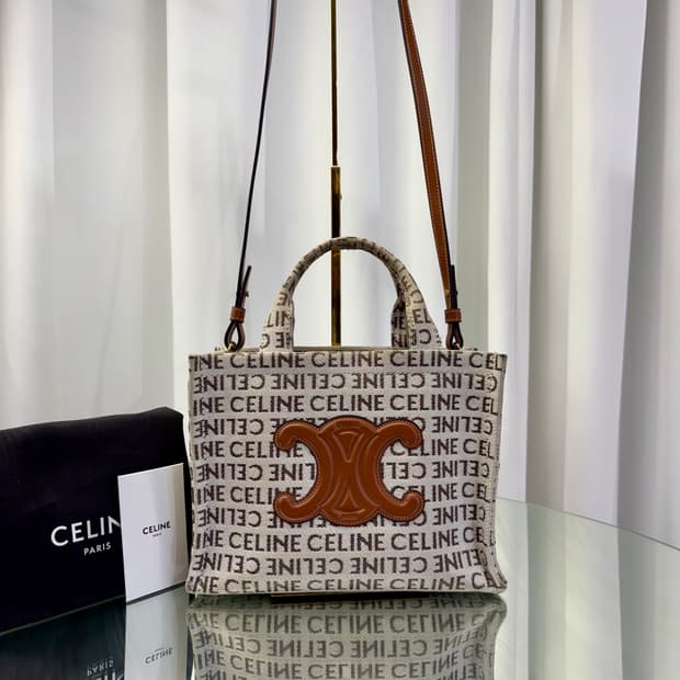 셀린느 캔버스 타이스 퀴르 카바스백 토트백 스몰