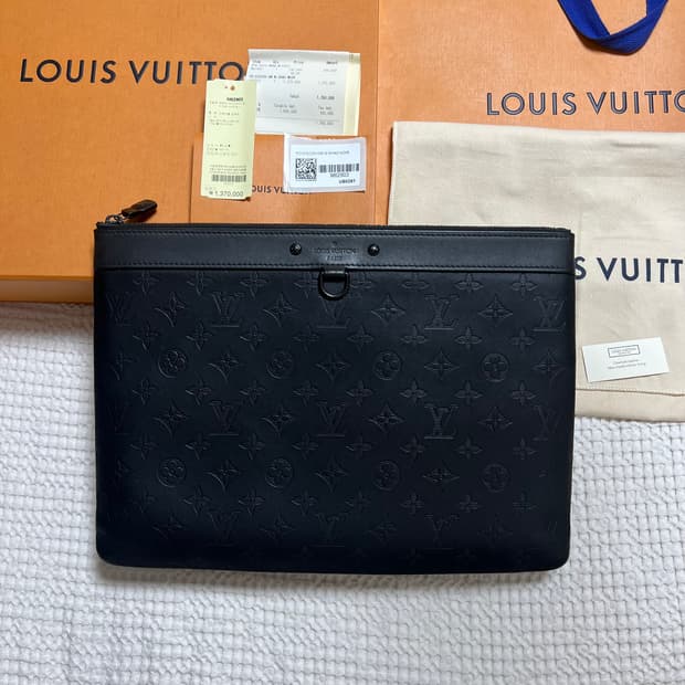 (당일배송 풀구성) 루이비통 포쉐트 쉐도우 클러치백