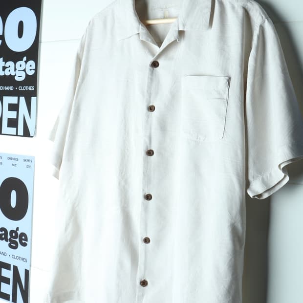 (L-XL) 토미바하마 반팔셔츠 남방 00S 년대 USA-H34060