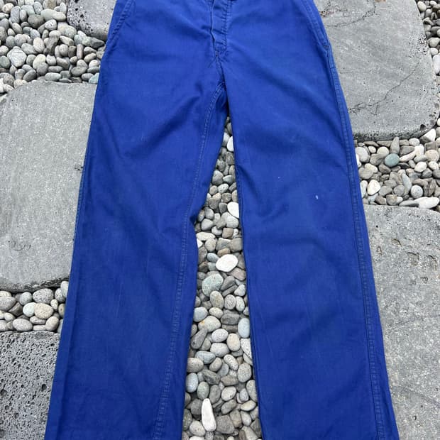 (35인치)OLD VINTAGE WASHING BLUE 프렌치워크팬츠