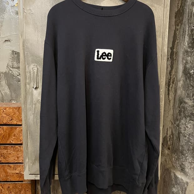 Lee 맨투맨 블랙 XL  #csz819