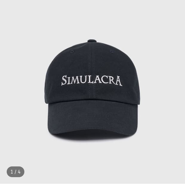 파블로 카노 SIMULACRA 블랙 볼캡