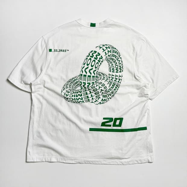 시스템옴므 20ss 그래픽 반팔 티셔츠 PR1924