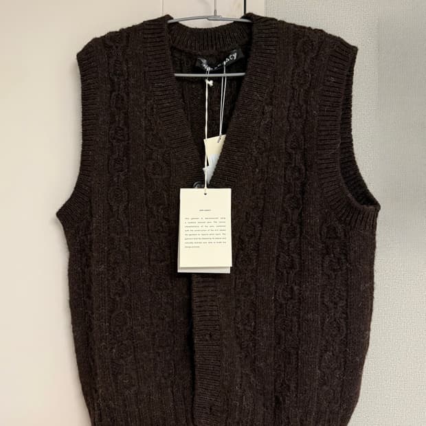 아워레가시 RUGRAT VEST 니트 베스트 새상품