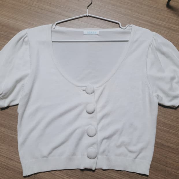 빈티지 니트 가디건 탑