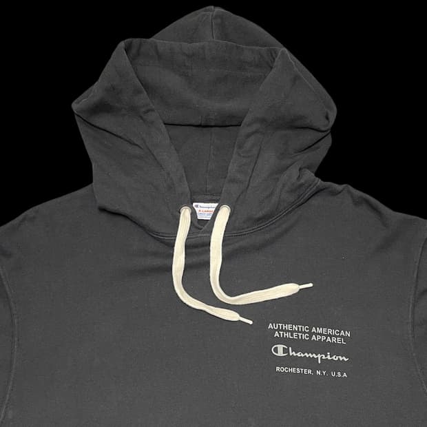 챔피온 후드 블랙 컬러 사이즈 XL