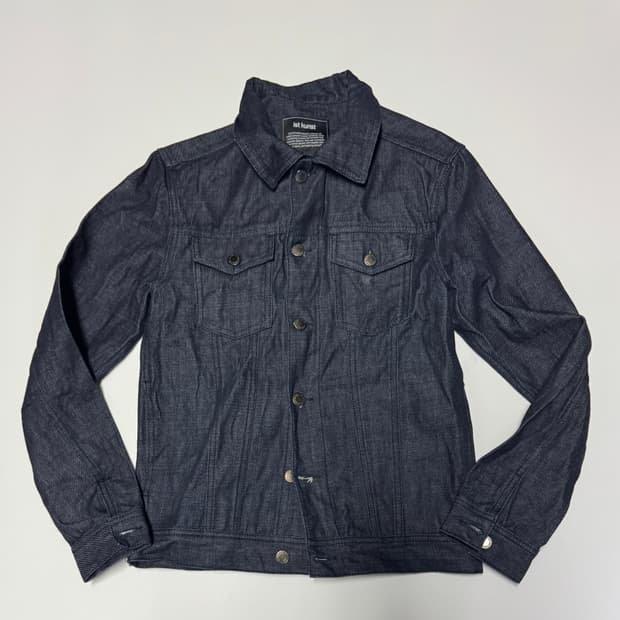 남여공용 이스트쿤스트 인디고 생지 데님 셔츠 자켓 L