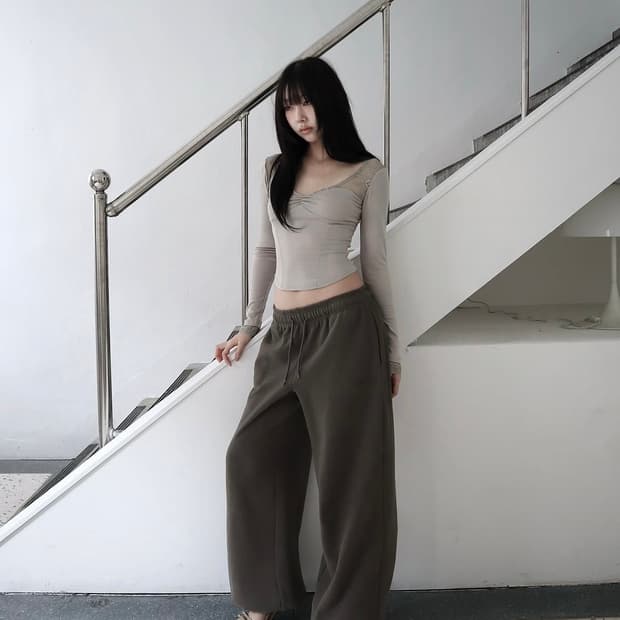 클라따 blanket jogger pants