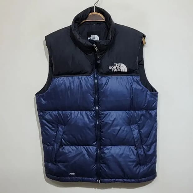 (95) 노스페이스 눕시 패딩조끼 거위털 700 구스다운 투톤 베스트 