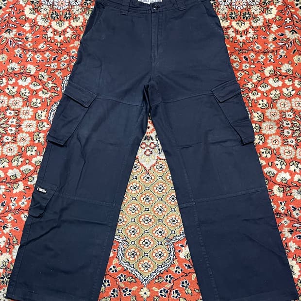 [M] 감마갤러리 블랙 카고팬츠