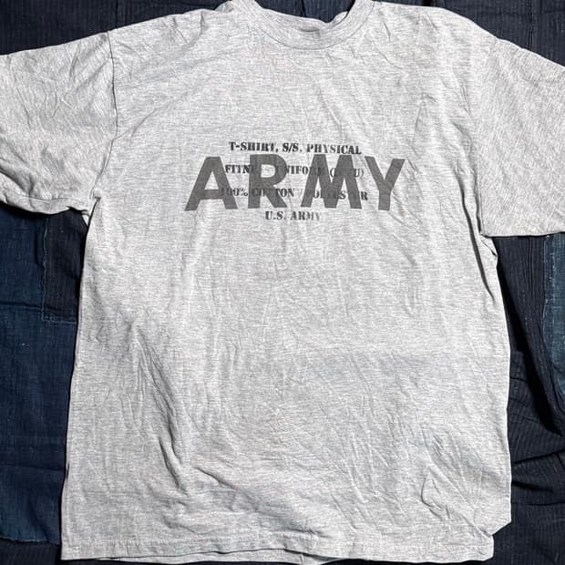 U.S Army 'Spec.' 스텐실 IPFU 티셔츠 L
