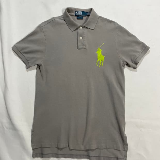 랄프로렌 폴로 빅포니 그레이 피케셔츠