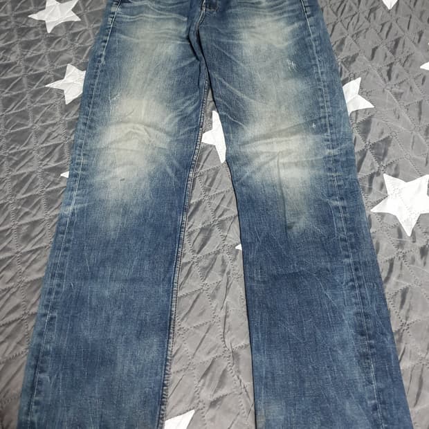 클라이드앤 CONDUCT 빈티지워싱 슬림 스트레이트 데님 팬츠 (34)