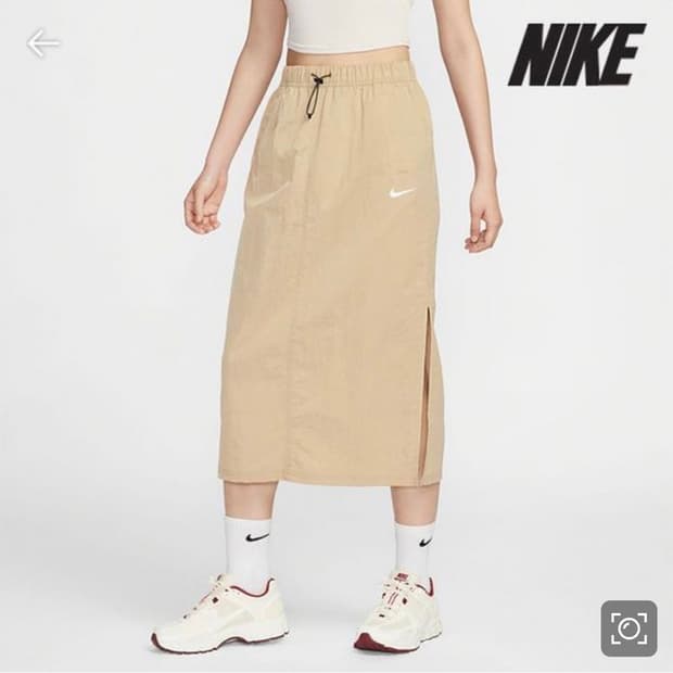나이키 파라슈트 스커트 베이지 70M (택있음)