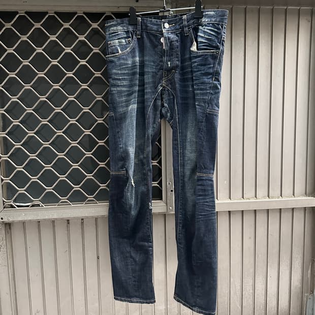 Dsquared2 denim destroyed jeans 