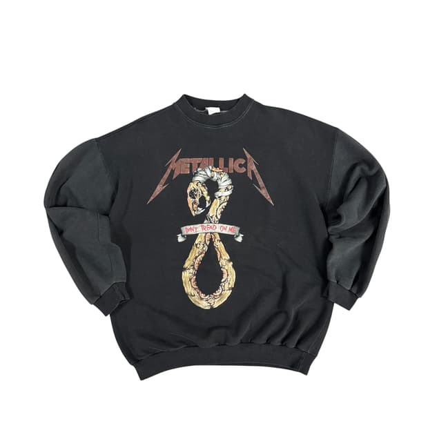 빈티지 90s Metallica 메탈리카 푸시헤드 스웻셔츠 맨투맨
