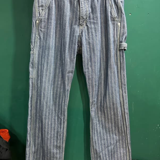 코디마진즈 스트라이프 카펜터팬츠 34