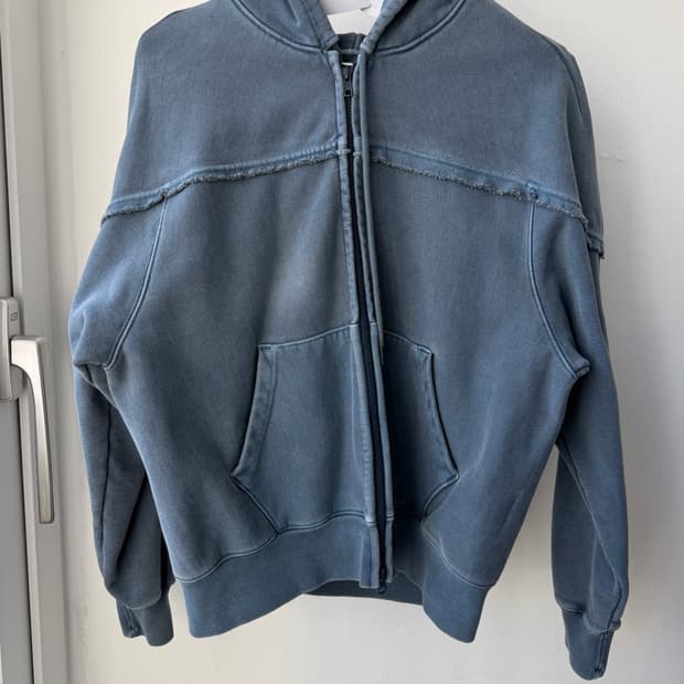 헤리티지플로스 후드집업 피그먼트 집업 후디 s