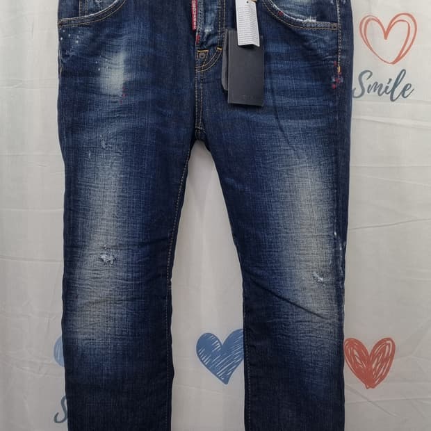 정품) 디스퀘어드2  중청 데님 팬츠 