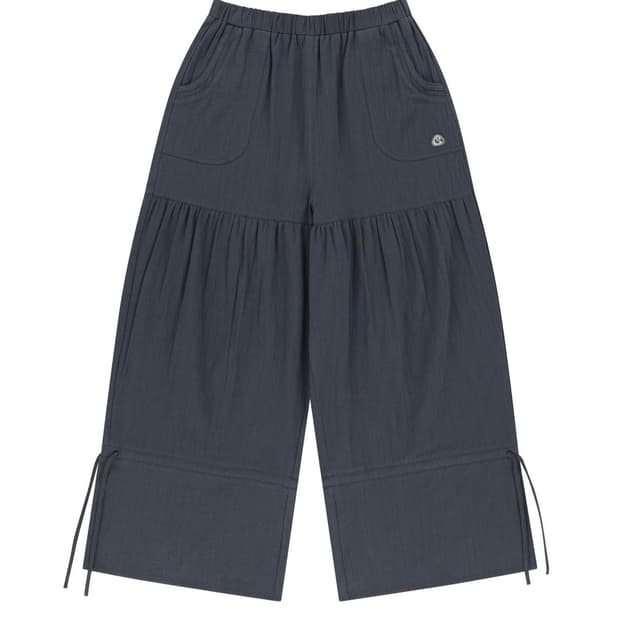 코이세이오SHIRRING ROUGH PANTS NAVY