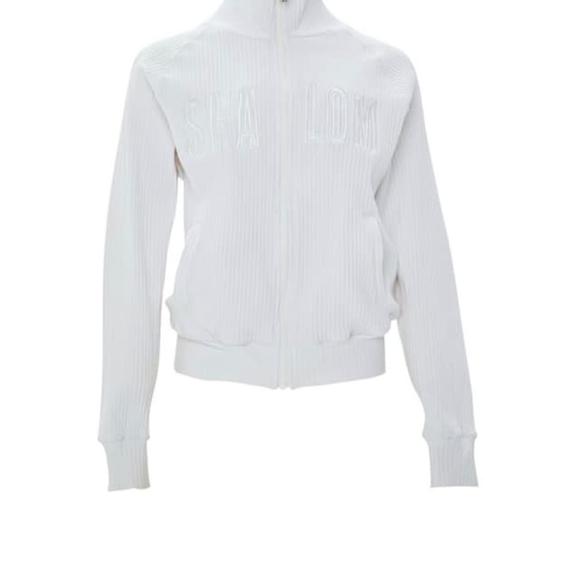 샬롬클럽 집업 화이트