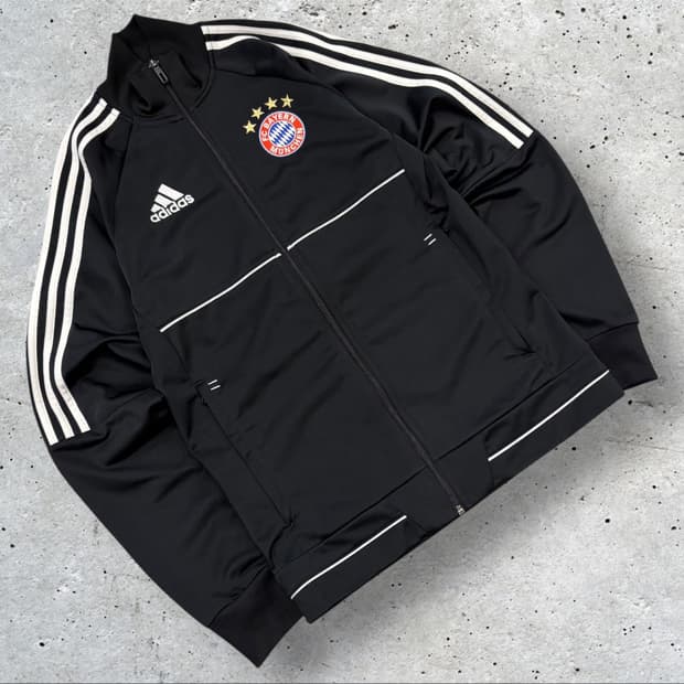 [90] 아디다스 바이에른 뮌헨 트랙 져지 블랙 B748