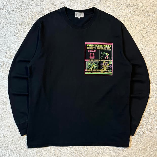 카브엠트 Cav Empt Circumstances 롱슬리브 긴팔 블랙