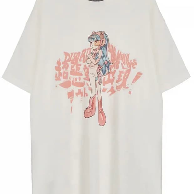 선데이오프클럽×우마미즘 콜라보 반팔 화이트 m