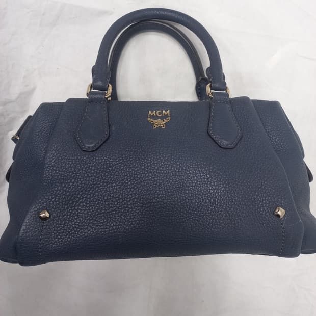 MCM 네이비 토트백 가방