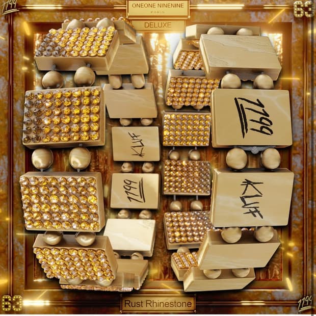 1199 bazo gold rhinestone 팔찌 바조 2개 새상품