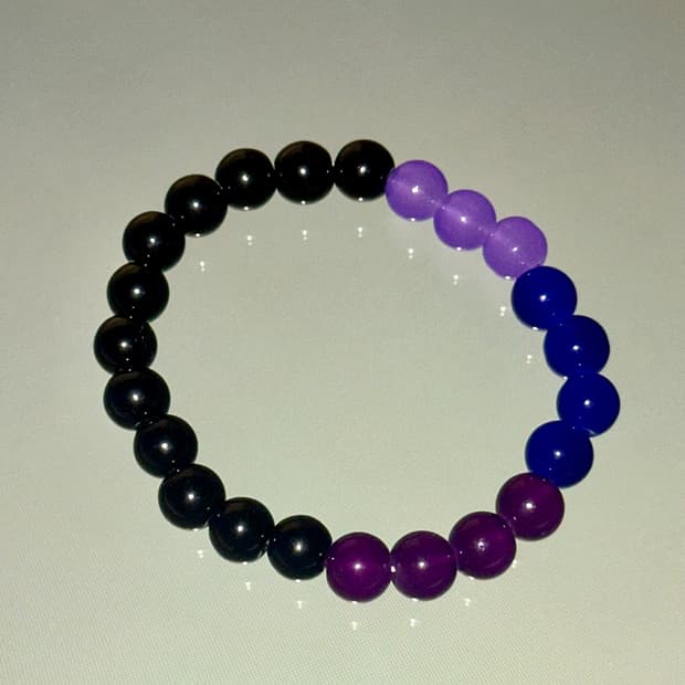 Outer space/handmade bracelet
