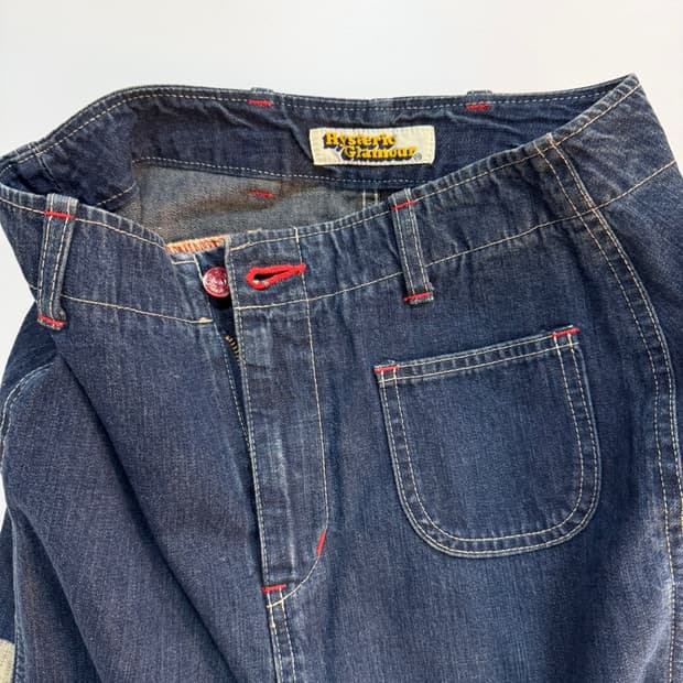 히스테릭 글래머 데님 롱 스커트 