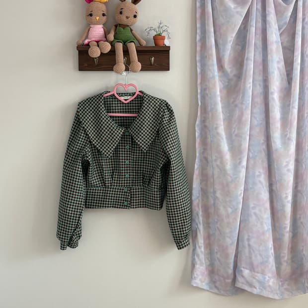 블라우스 가디건