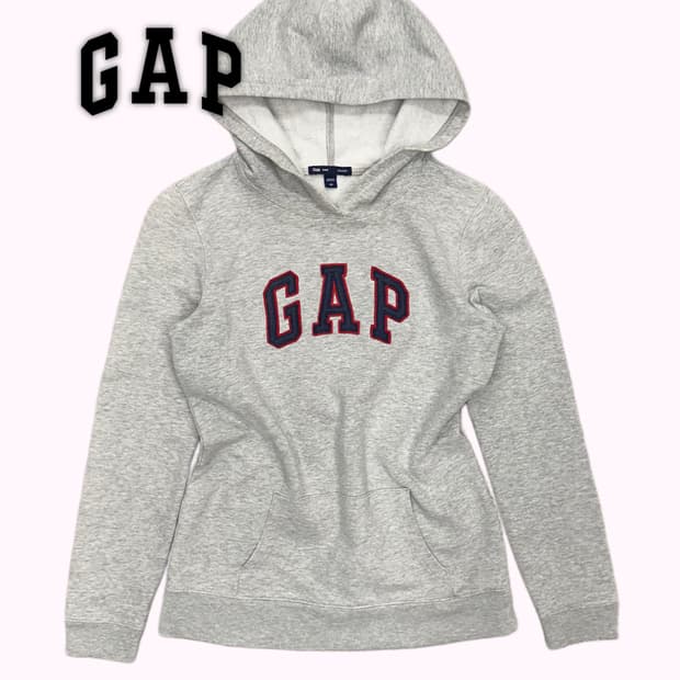 GAP logo grey hood t