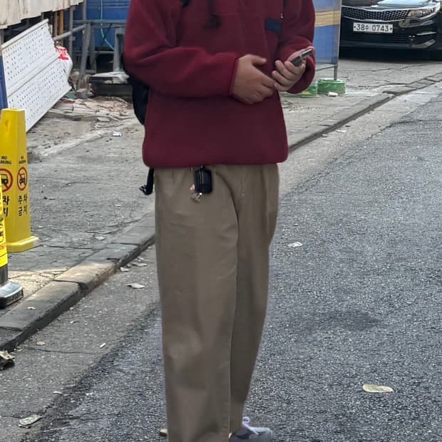 파타고니아 신칠라 다크 레드 네이비