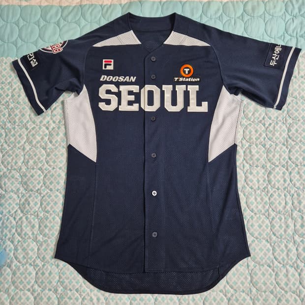 두산베어스 서울유니폼 선수지급용 휠라 정품