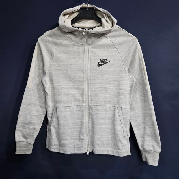나이키 멜란지 그레이 남성 슬림핏 95 후드집업 