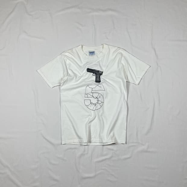 90‘s 빈티지 아트 프린트 반팔티