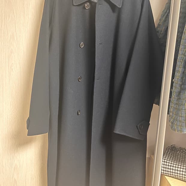 스튜디오톰보이 발마칸코트 네이비