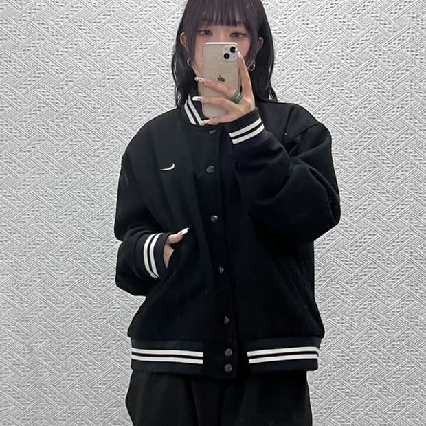 나이키 NSW 어센틱 빈티지 캐주얼 바시티 자켓 XL C11236