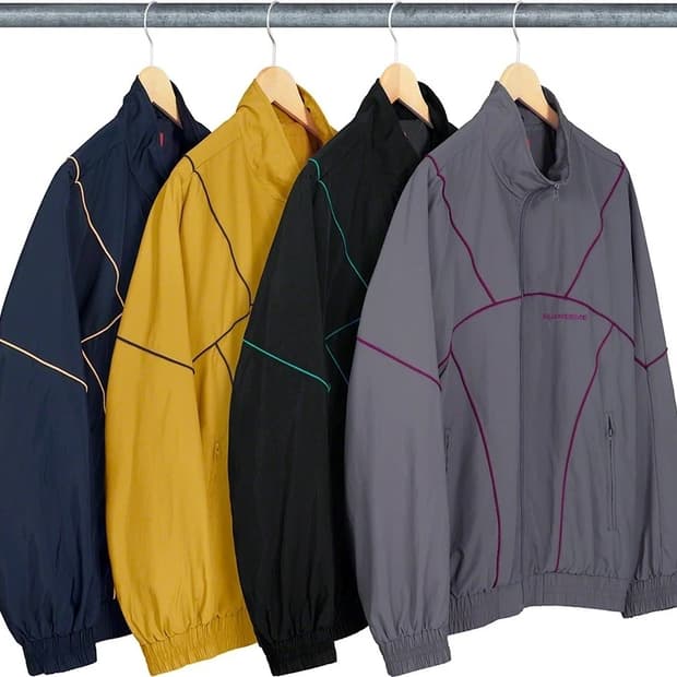 슈프림 파이핑 트랙 자켓