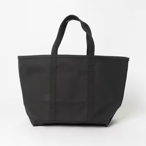 엘엘빈 캔버스 토트백 라지 올블랙