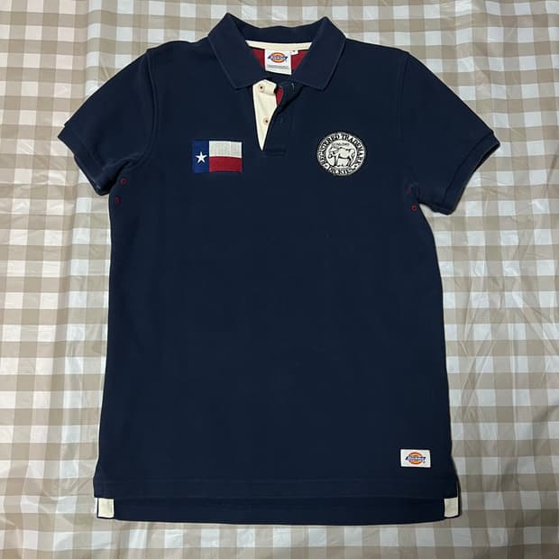 디키즈 반팔카라티 네이비 S 반팔 티셔츠 피케이 폴로 텍사스