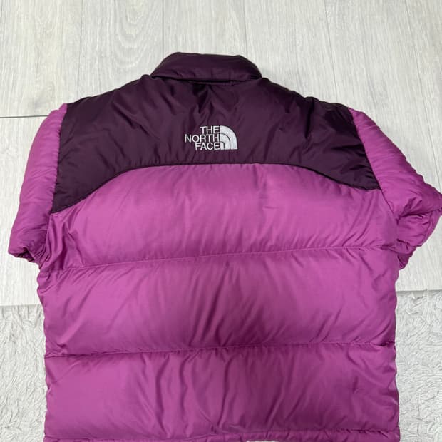 (XS)노스페이스 센터로고 중앙로고 700 눕시 다운 자켓