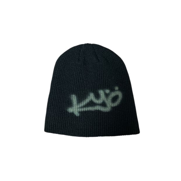 쿄 에어브러쉬 비니(블랙)