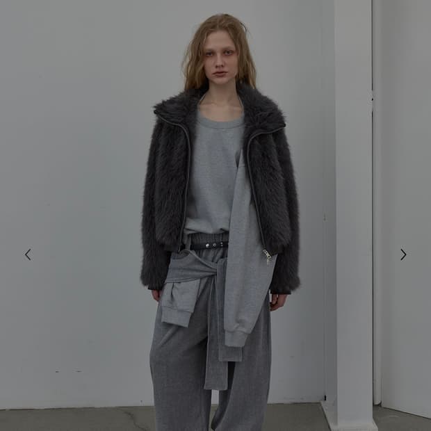 lcdc 퍼집업 그레이