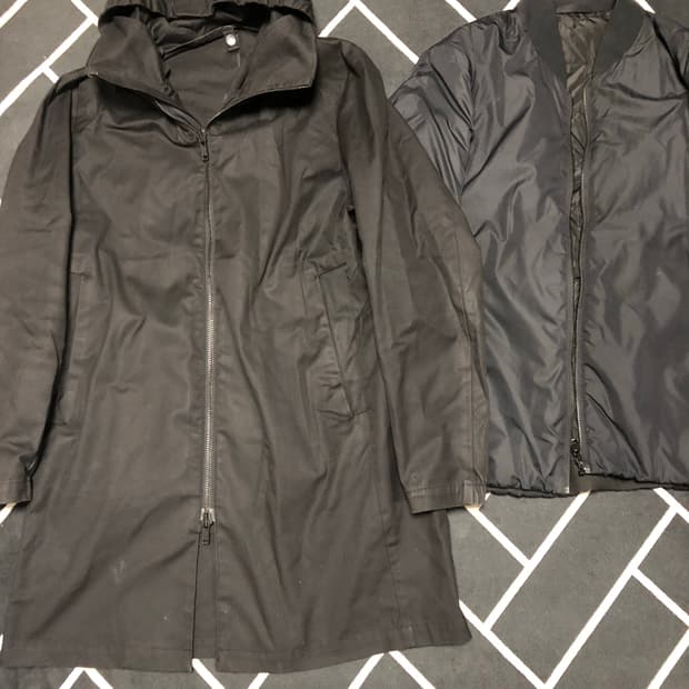 띠어리 2in1 야상트렌치 코트 / 몽클레어 솔리드 타임 시스템 우영미