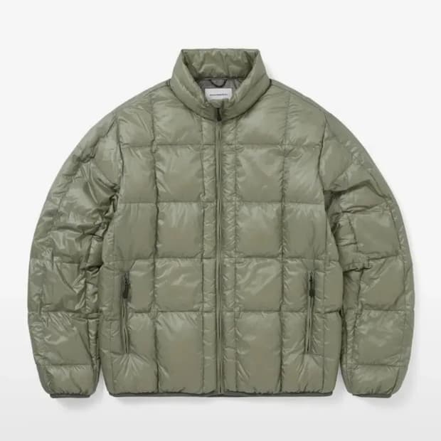 디스이즈네버댓 퍼텍스 경량패딩 s 다크세이지