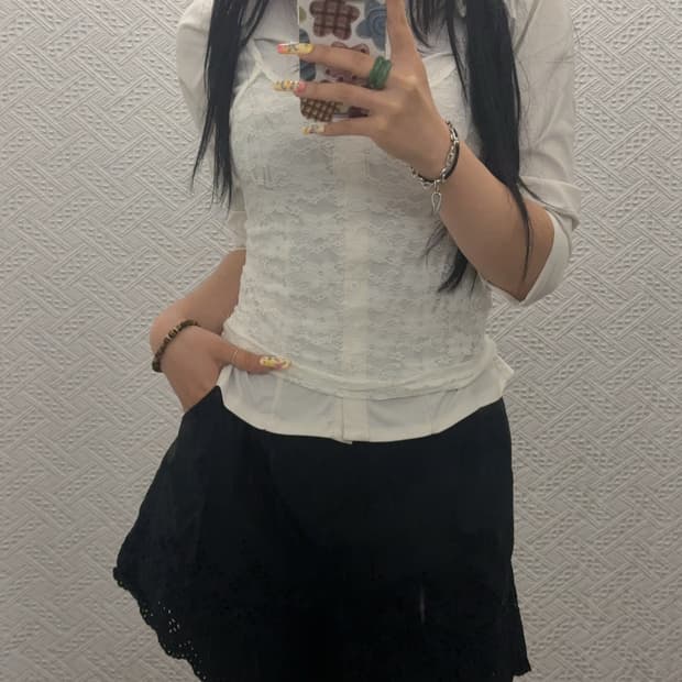 빈티지 재팬 오리엔탈 키치 펀칭 여름 반바지 K0594